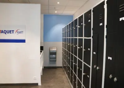 Casiers en salle de sport JAQUET FITNESS au Haillan et Eysines